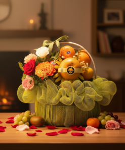 Giỏ Trái Cây Khai Trương – Tài Lộc Khai Hoa