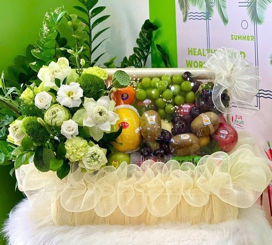 Giỏ Trái Cây Kính Viếng – Thành Tâm Tiễn Biệt